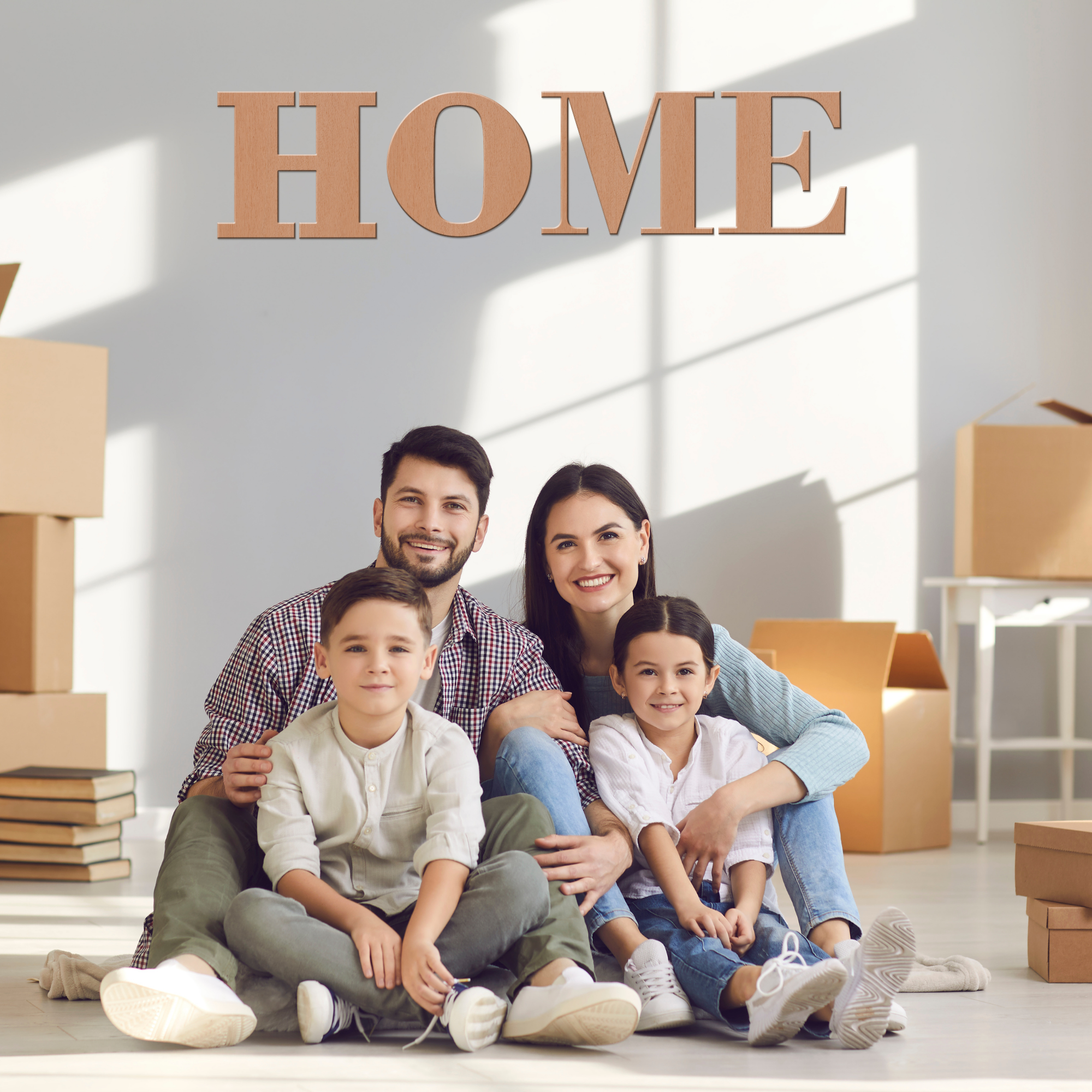 Hardly Laser™ Wooden HOME Wall Letters Sign – Rustic 4 Piece Farmhouse Wall Art