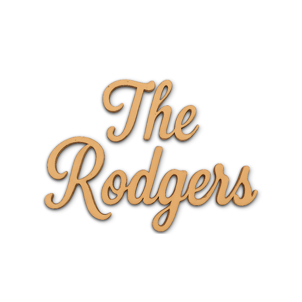 Hardly Laser™ Personalized Wooden Name Sign for Nursery – Custom Baby Wall Décor, Kids Room or Family Plaque