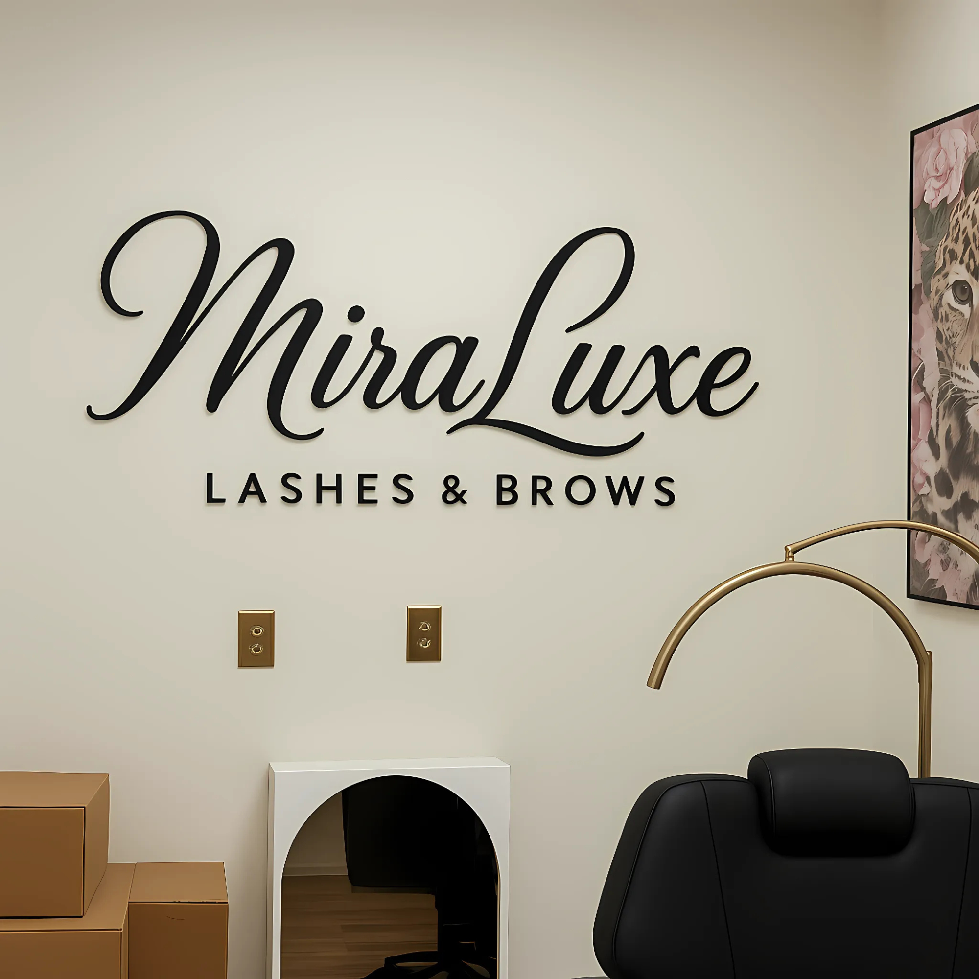 Hardly Laser™ Custom Engraved Business Logo Wall Sign – Rustic & Modern Personalized Branding Décor for Storefronts, Reception Areas, Studios & Cafés